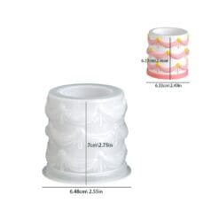 Lace-edged Candle holder