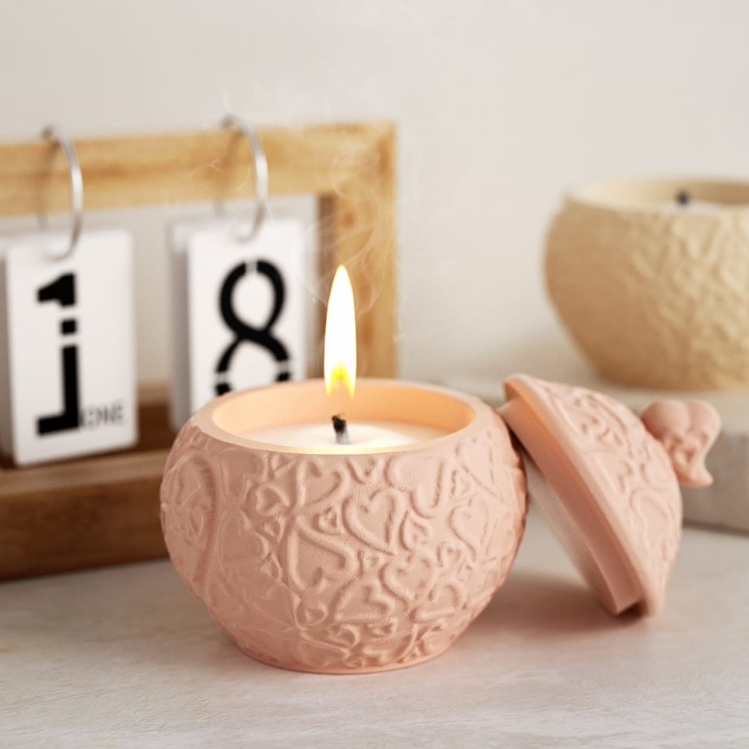 Heart Patterned Storage Box Mold Set - Image 2