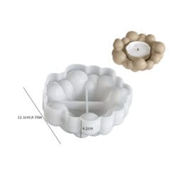 Cloud Bubble Candle Holder / Bowl Mold