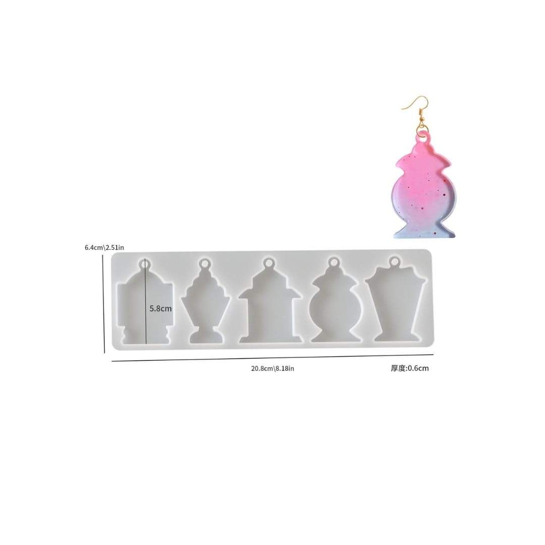 Arabic Earring Mold - J