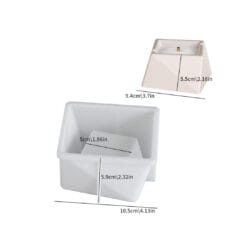 Turned Irregular Square Storage Box Mold