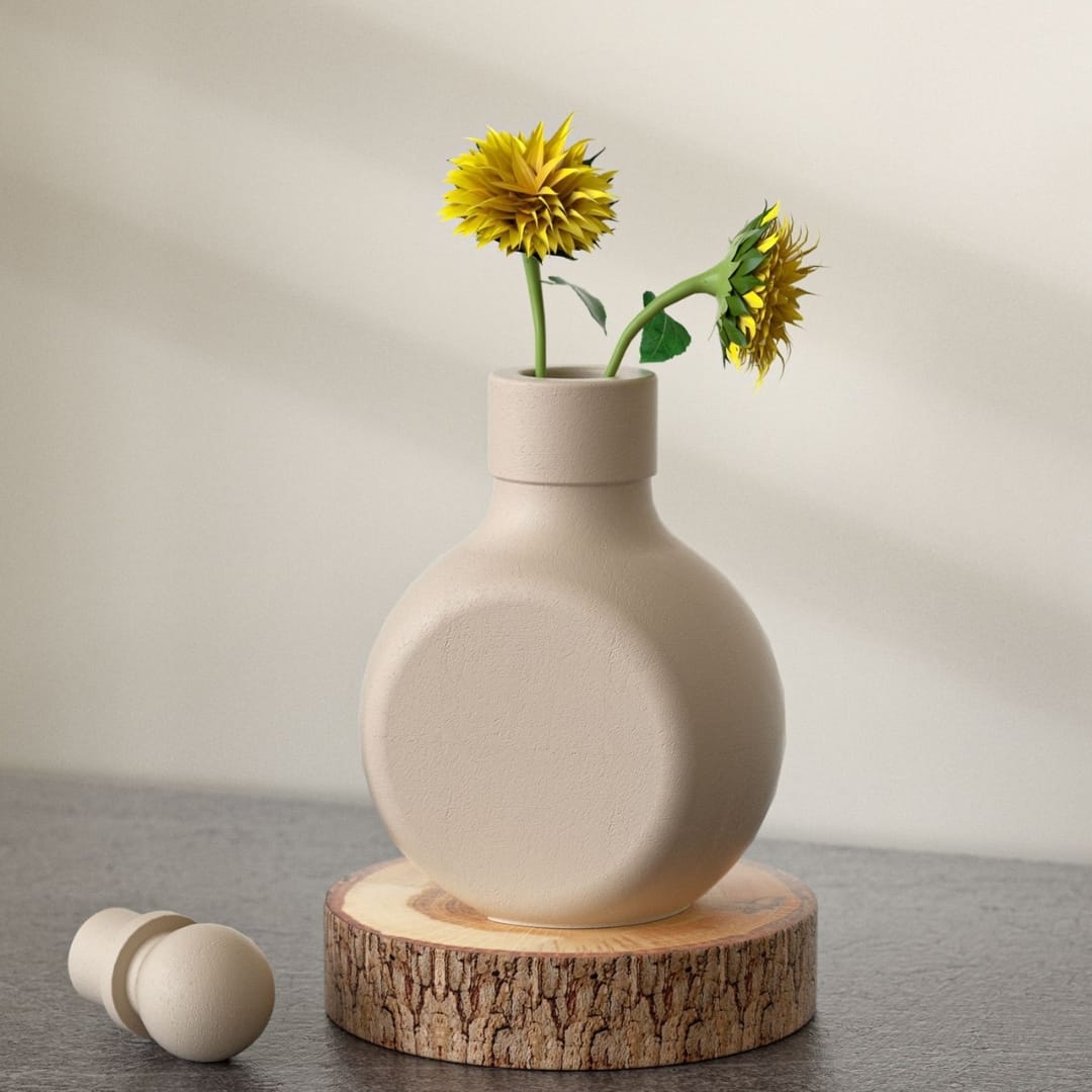 Small Round Vase - Image 3