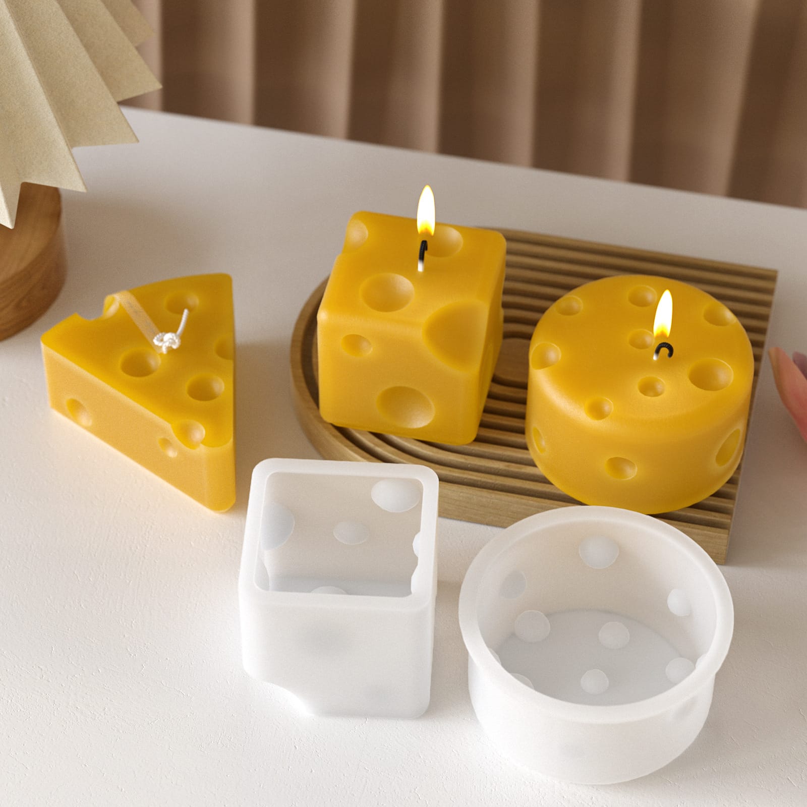Triangle Cheese Candle Mold - Image 4
