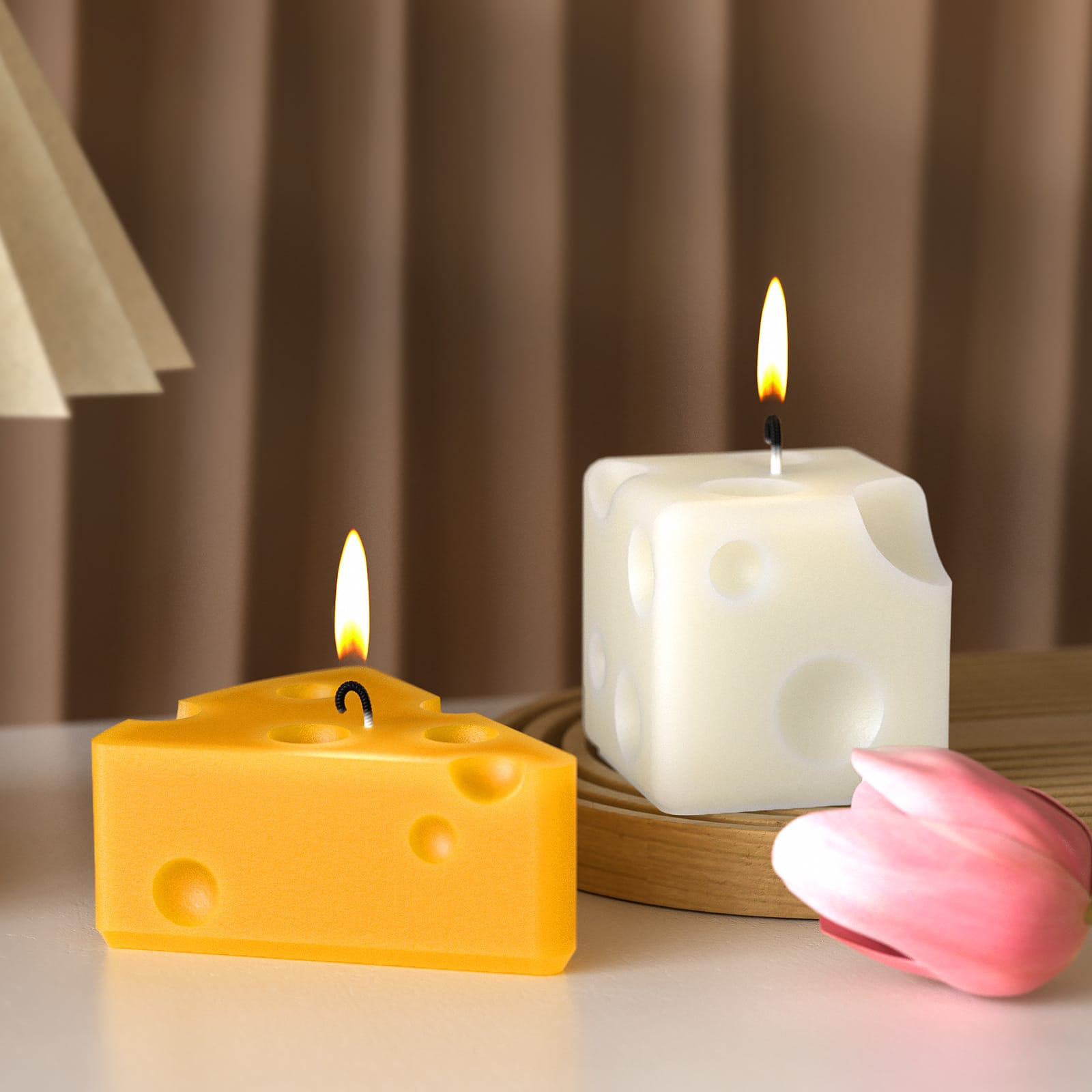 Triangle Cheese Candle Mold - Image 2