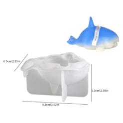 Orca Whale Fish Candle Mold