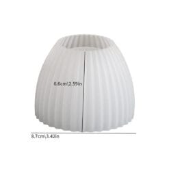 Striped Candle Cup Mold - Small