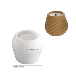 Draco Texture Cup Mold