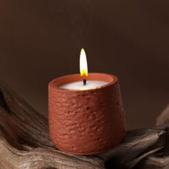 Alternative view of Round Stone-Patterned Candle Cup Mold