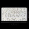 Front Pouring Alphabet Mold without Hole