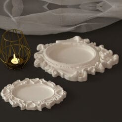Alternative view of European Style Embossed Tray Mold - B