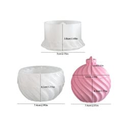 Twisted Storage Box Mold Set