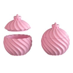 Alternative view of Twisted Storage Box Mold Set