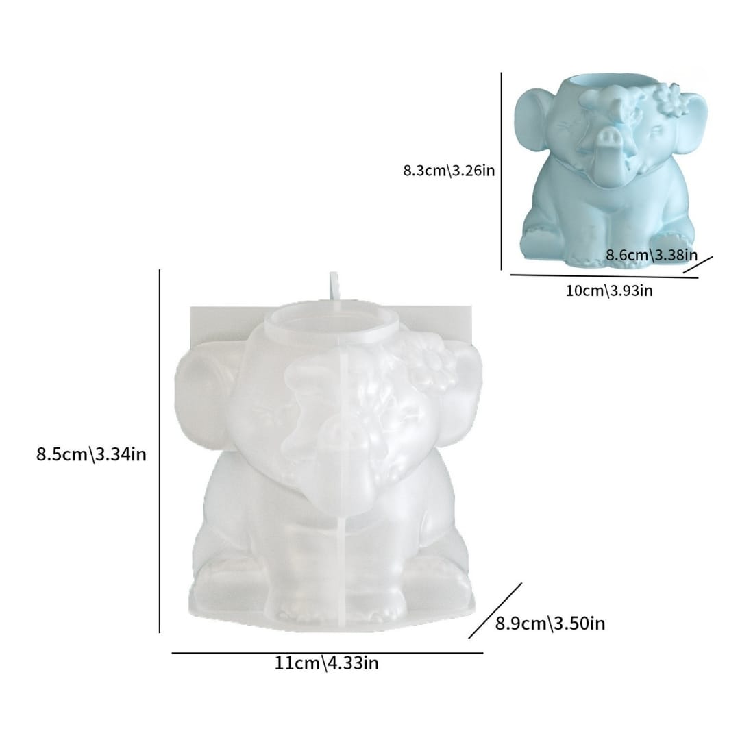 Elephant Storage Box Mold