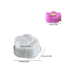 Swirla Flower Candle Mold