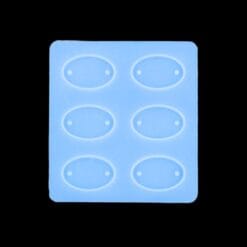 6 Cavity Oval Rakhi - Bracelet Mold