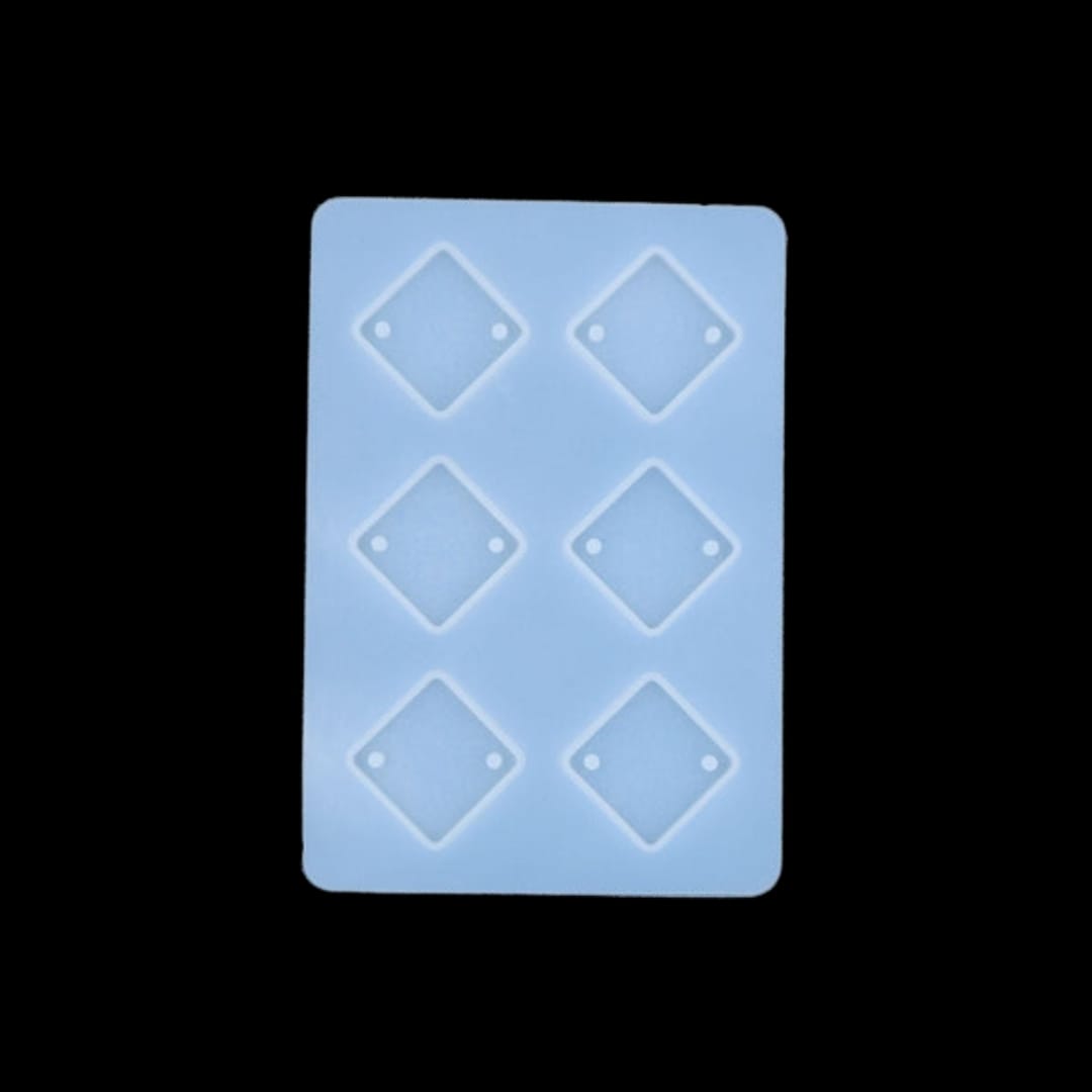 6 Cavity Square Rakhi - Bracelet Mold